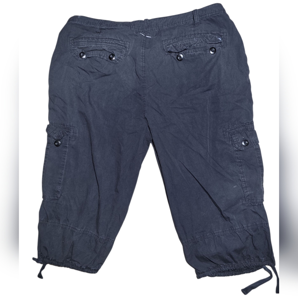 Buffalo David Bitton Black Cargo Shorts Mens Size 34